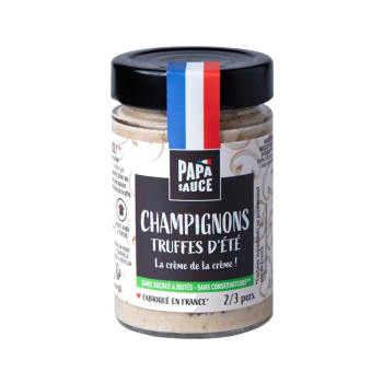 Papa Sauce CHAMPIGNONS TRUFFEE D'ÉTÉ, 180 g, aus Frankreich