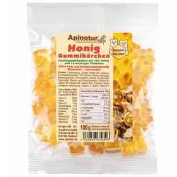 Gummibärchen mit Honig von Apinatur®, 100 g